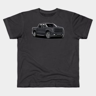 Silverado Truck 1500 (Black) Kids T-Shirt